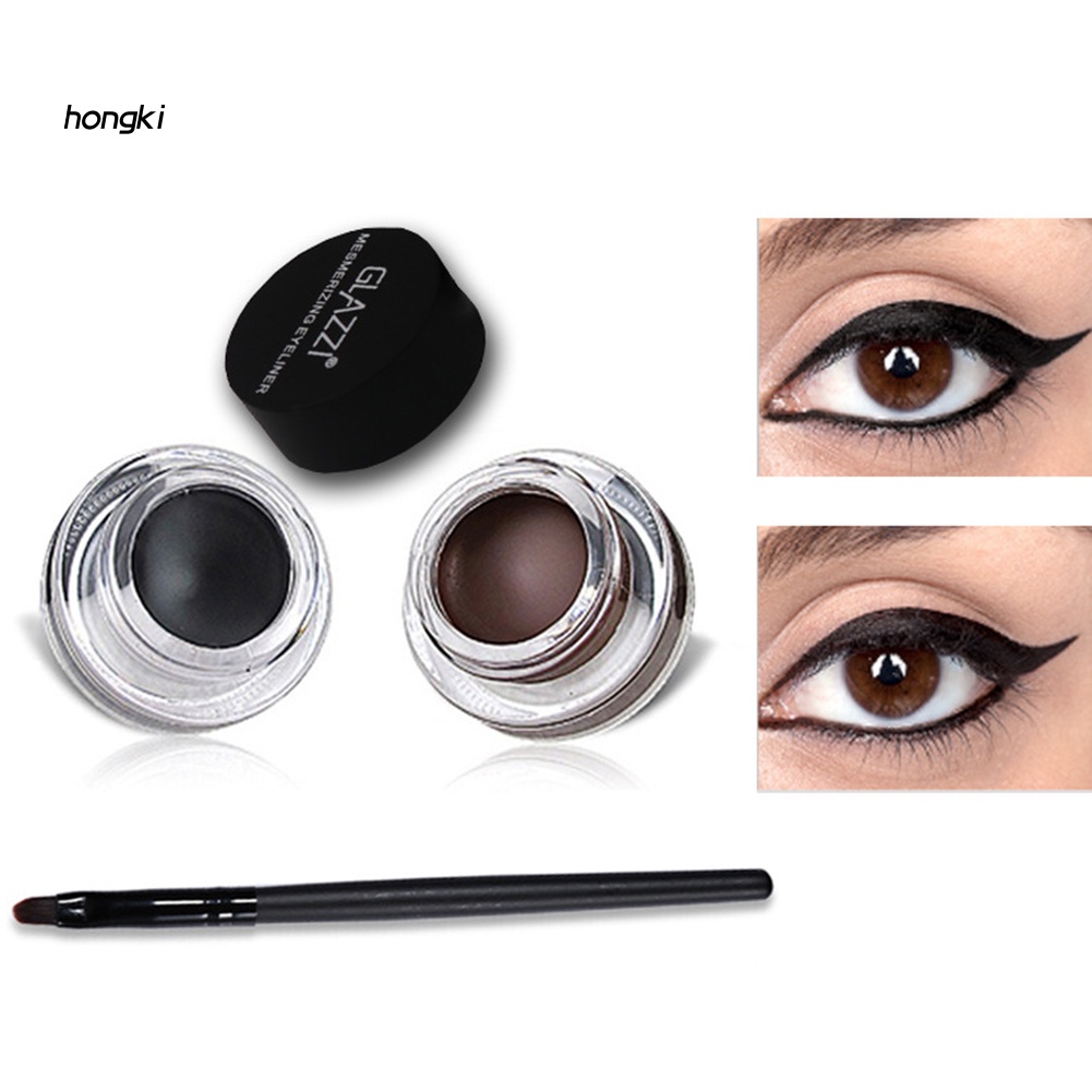 Set 2 gel kẻ mắt GLAZZI lâu trôi chống nước chống nhòe nhanh khô
 | BigBuy360 - bigbuy360.vn