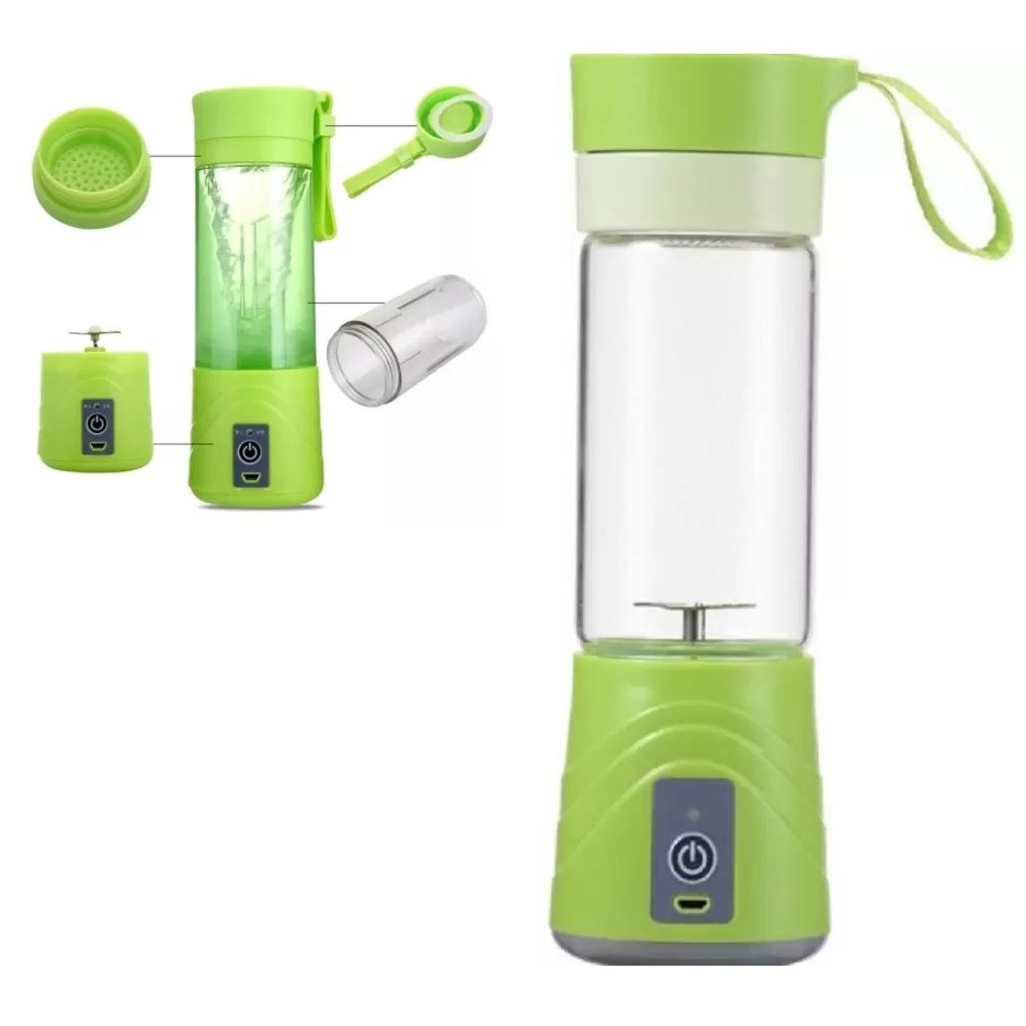 Máy xay sinh tố Juice cup 2 lưỡi xách tay có thể sạc USB tiện dụng - Shop trẻ thơ NK