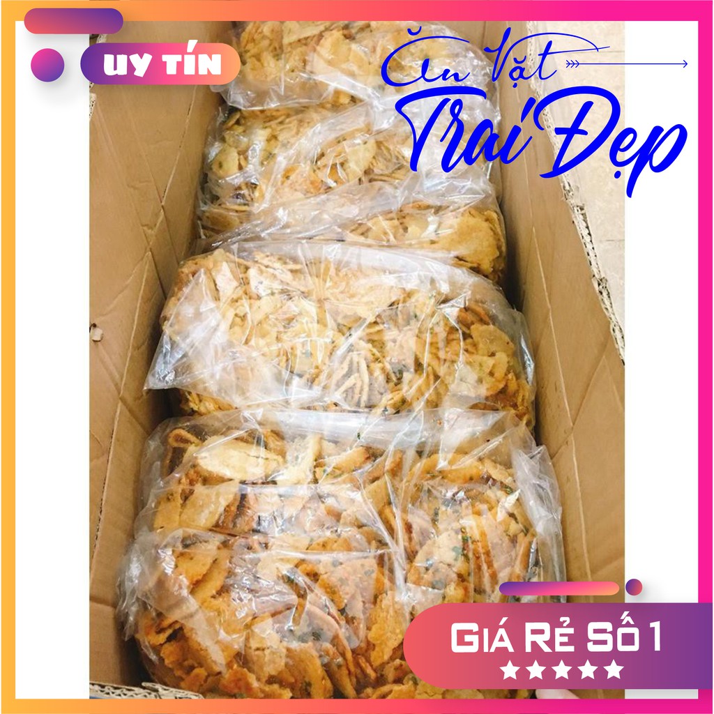 1KG Cơm Cháy Mắm Hành Ít Bể Loại 1 - Trai Đẹp Snack | BigBuy360 - bigbuy360.vn