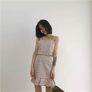 Set váy kẻ_trả hàng od