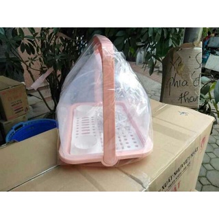 (VIỆT NHẬT) KHAY ÚP BÌNH SỮA CÓ NẮP ĐẬY
