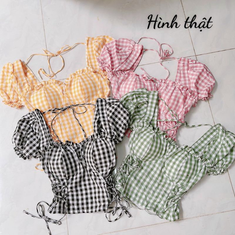 Áo caro bigsize 60-90kg siêu đẹp mẫu mặc thật 100%