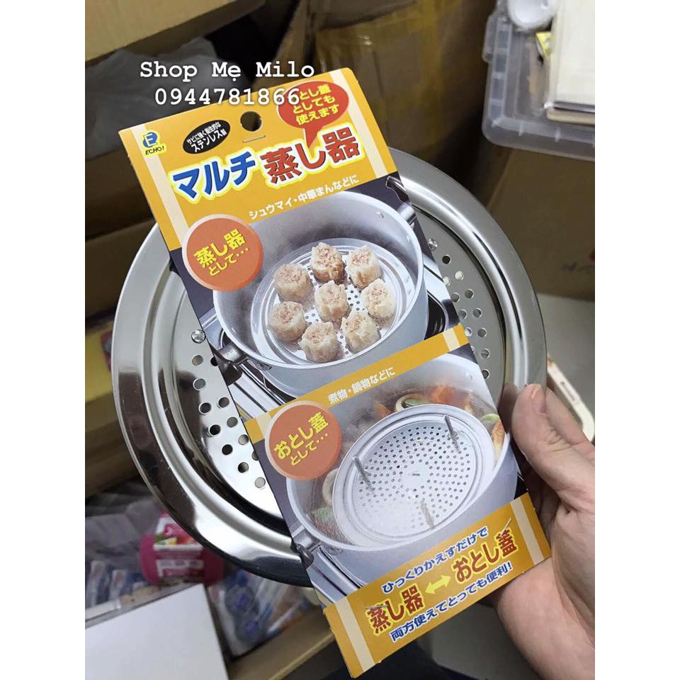 Vỉ hấp inox 2 mặt ăn dặm