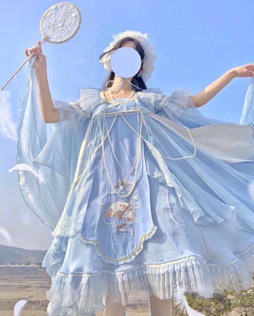 Đầm OP LOLITA Blue dream chính hãng