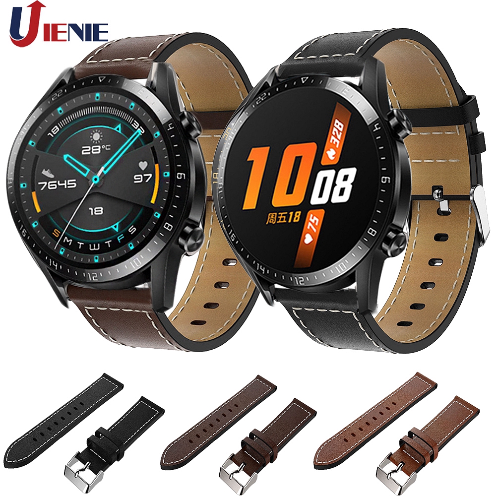 Dây đeo da 22mm dành cho đồng hồ thông minh Huawei Watch Gt2 46mm/honor Magic/Amazfit Gtr 47mm
