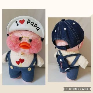 (Sẵn) Mũ, balo cho vịt má hồng Lalafanfan