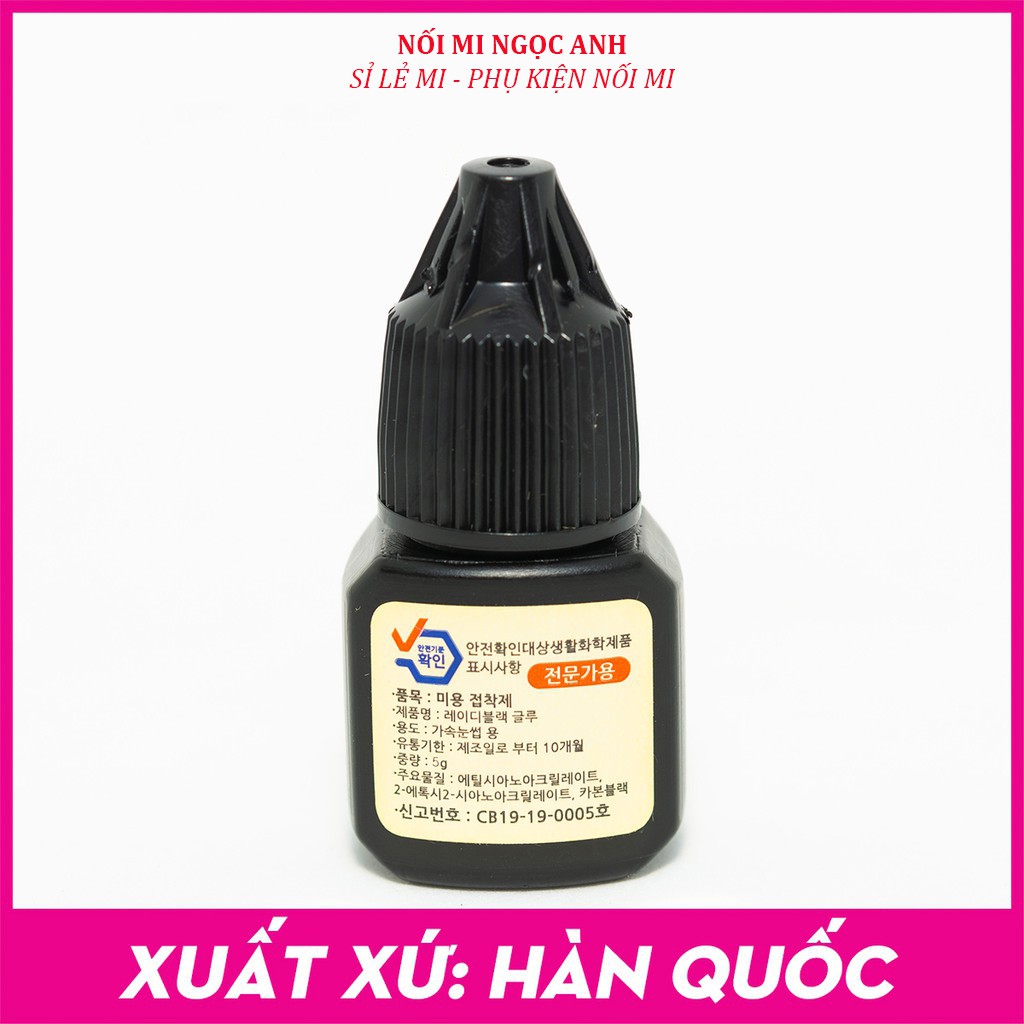  Keo Lady black/keo nối mi Lady black, khô chậm (3-4s)