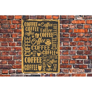 Tranh Thiếc ~A4 "Quán Coffee,Cafe" V5