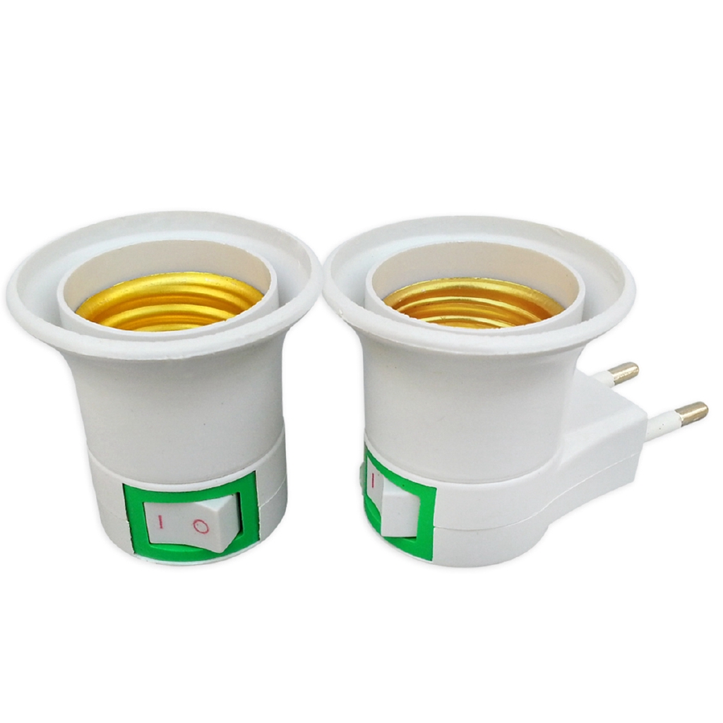 Chuôi chia hai bóng đèn LED treo tường tiện dụng