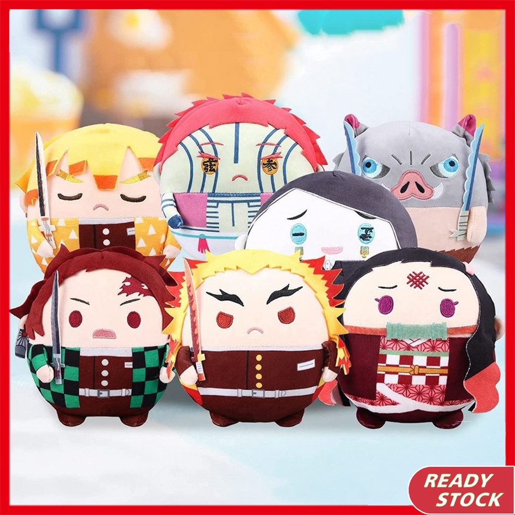 Thú nhồi bông hình nhân vật anime demon slayer nhiều kích cỡ tùy chọn