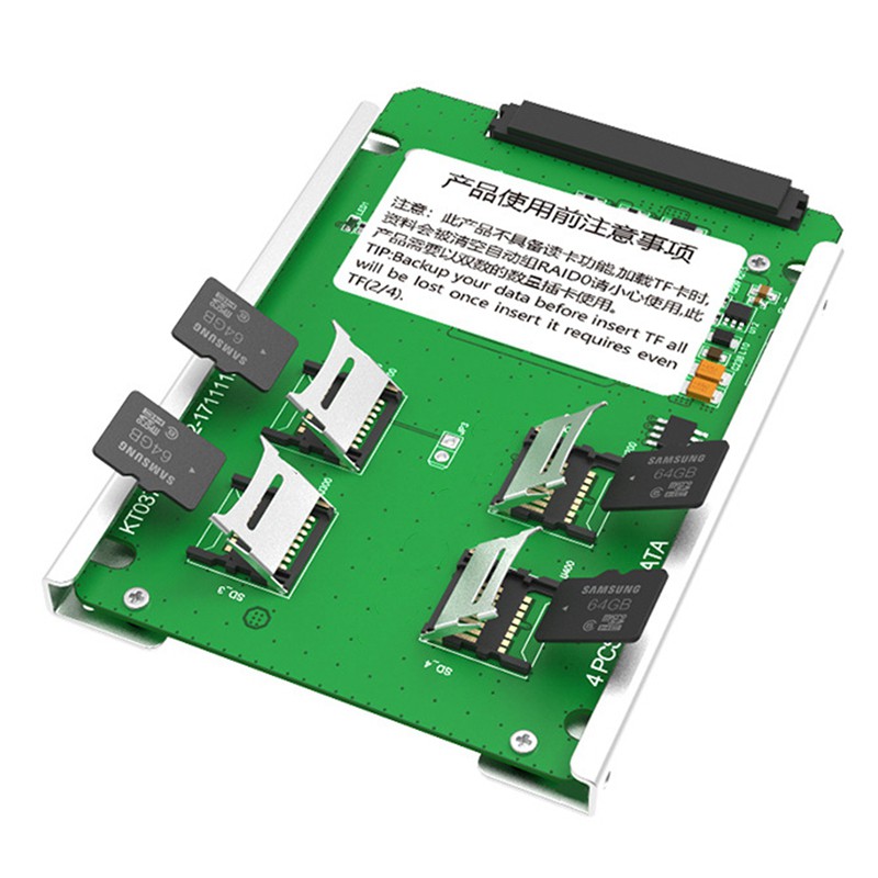 Thẻ Chuyển Đổi Tự Động Maiwo Kt037B2 Tf Sang Sata 2 Hoặc 4 Traid0 | BigBuy360 - bigbuy360.vn