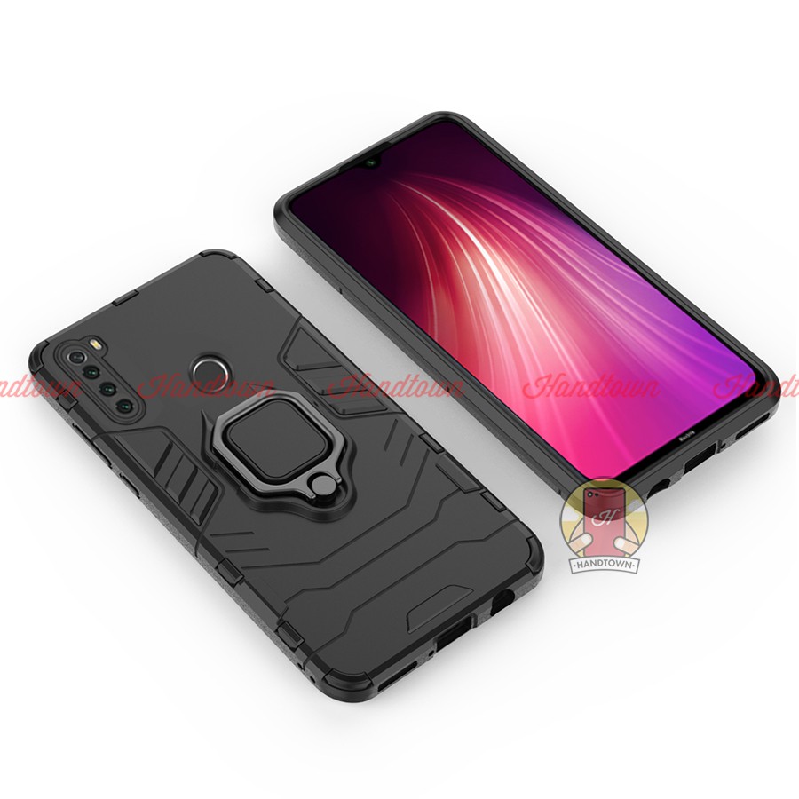 Ốp Lưng Cho Xiaomi Redmi Note 8 / Redmi Note 8 Pro  IRON MAN - IRING Nhựa PC Cứng Viền Dẻo Chống Sốc