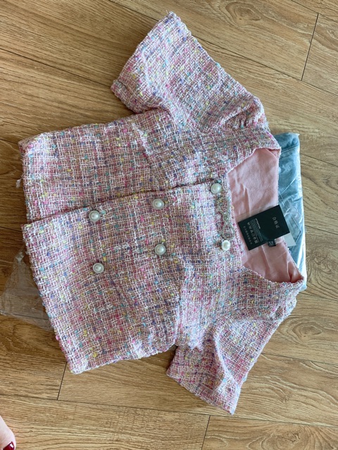 Áo dạ croptop siêu dễ thương