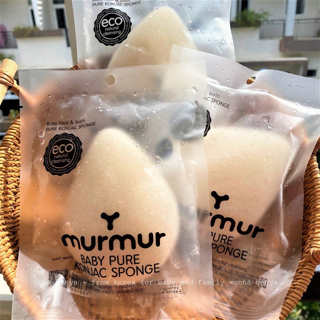 BÔNG TẮM HỮU CƠ MURMUR ORGANIC MADE IN KOREA