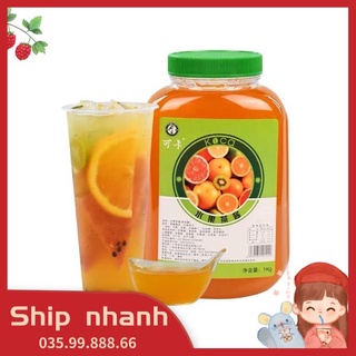 Siro Hoa quả cam Koca 1kg Trà Hoa Quả nhiệt đới