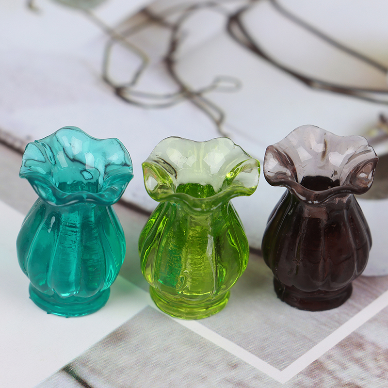 Bình Hoa Sứ Mini Tỉ Lệ 1: 12 Dùng Trang Trí Nhà Búp Bê