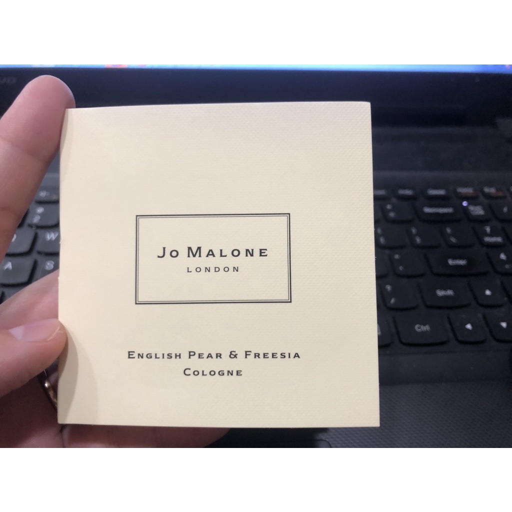 Mẫu thử Sample Vial Nước Hoa chính hãng JO MALONE Jomalone English Pear Wood Sage Peony 1.5ml