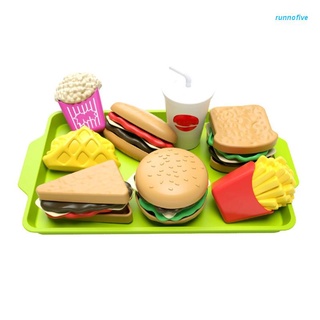Bộ đồ chơi mô phỏng hình bánh hamburger dành cho trẻ em