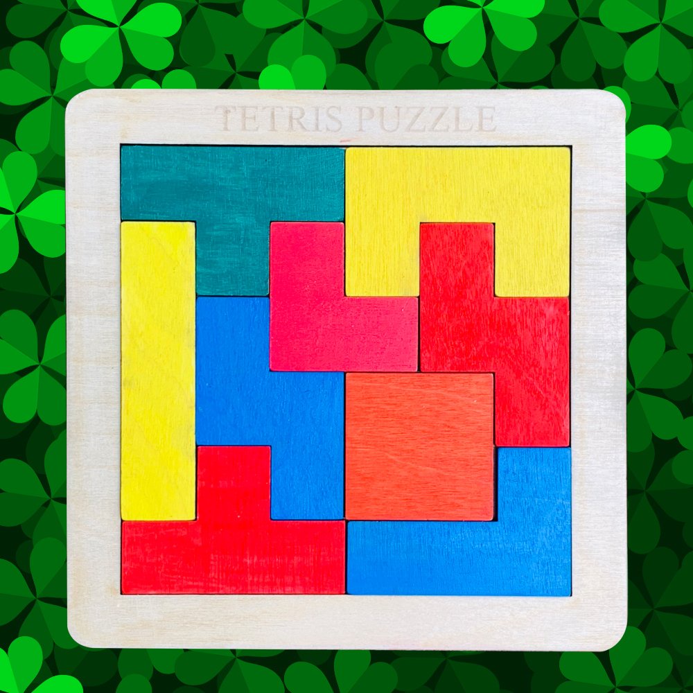 Bảng Xếp Gạch Bằng Gỗ Tetris Đa Sắc Màu Cho Bé Nhận Biết Màu Sắc Và Phát Triển Tư Duy Logic,Đồ Chơi Xếp Hình Thông Minh