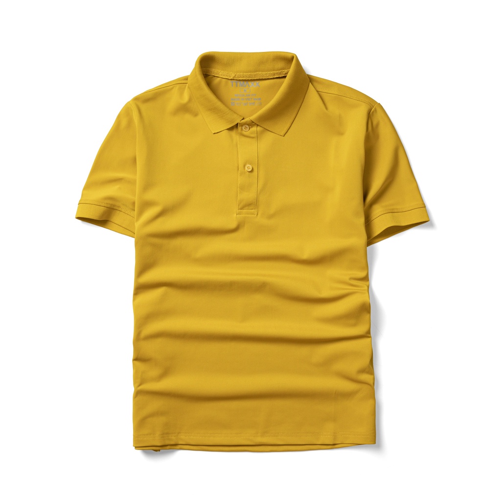 Áo thun nam POLO trơn vải cá sấu Gai Mềm cotton Mịn Mát Fom Regular Fit A111