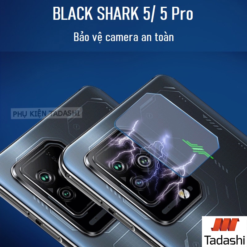 Miếng Dán Bảo Vệ Camera Black Shark 5, Black Shark 5 Pro/ K50 Gaming/ K40S/ Poco F4 GT/F4 5G Trong Suốt, Chống Trầy Xước