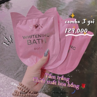 COMBO 3 GÓI KEM Ủ TRẮNG TINH DẦU HOA HỒNG
