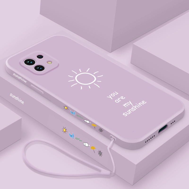 Ốp Điện Thoại Silicon Họa Tiết Mặt Trời Cho xiaomi mi 11 lite xiaomi 11t xiaomi 11 lite 5g ne xiaomi 11t pro Chống Sốc