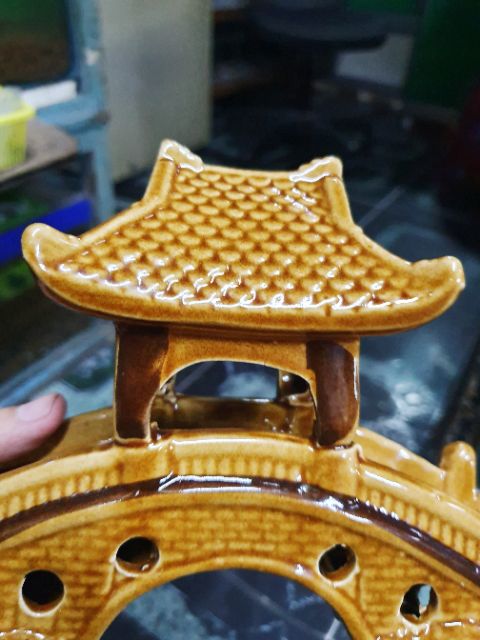 CẦU KIỀU TRANG TRÍ HỒ CÁ NON BỘ 25x7x15cm