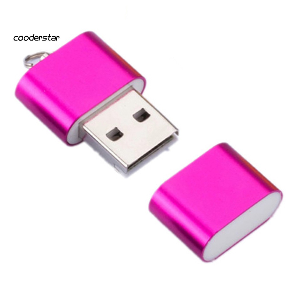 Đầu Đọc Thẻ Nhớ Usb 2.0 Tf Bằng Hợp Kim Nhôm