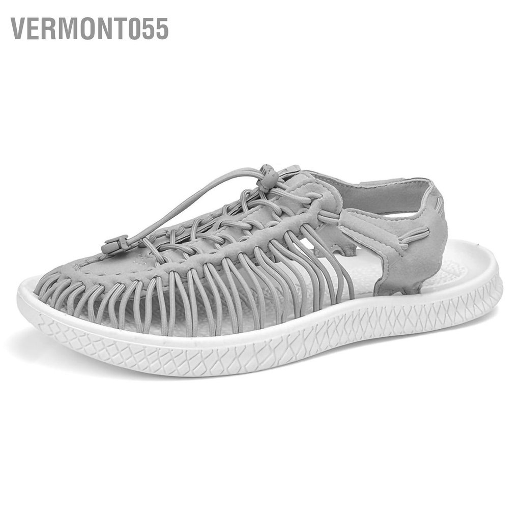 Có thể bán buôn Sandal kín ngón chân thể thao ngoài trời Bãi biển dệt rỗng Giày dép nhân quả cho nam giới Vermont055 Hàng giao ngay