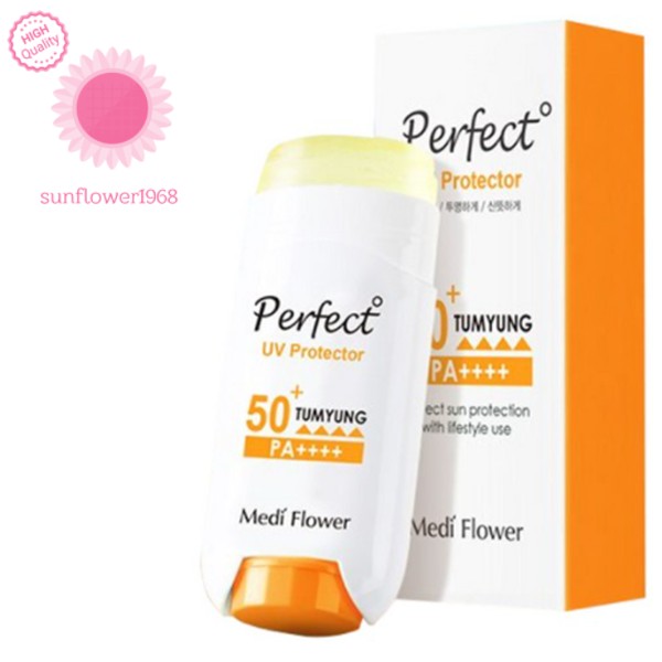 Medi flower perfect uv protector sunstick sunblock SPF50+ PA++++ 16ml [sunflower1968] // Sản xuất tại Hàn Quốc tấm che n