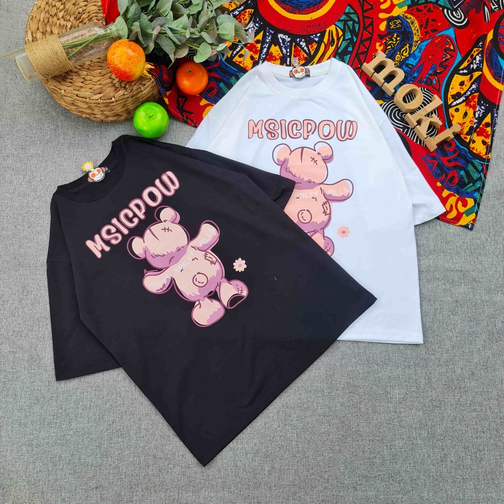 Áo phông áo thun nam nữ tay lỡ from rộng freesize chất cotton thoáng mát tự chon lựa mẫu mokishop