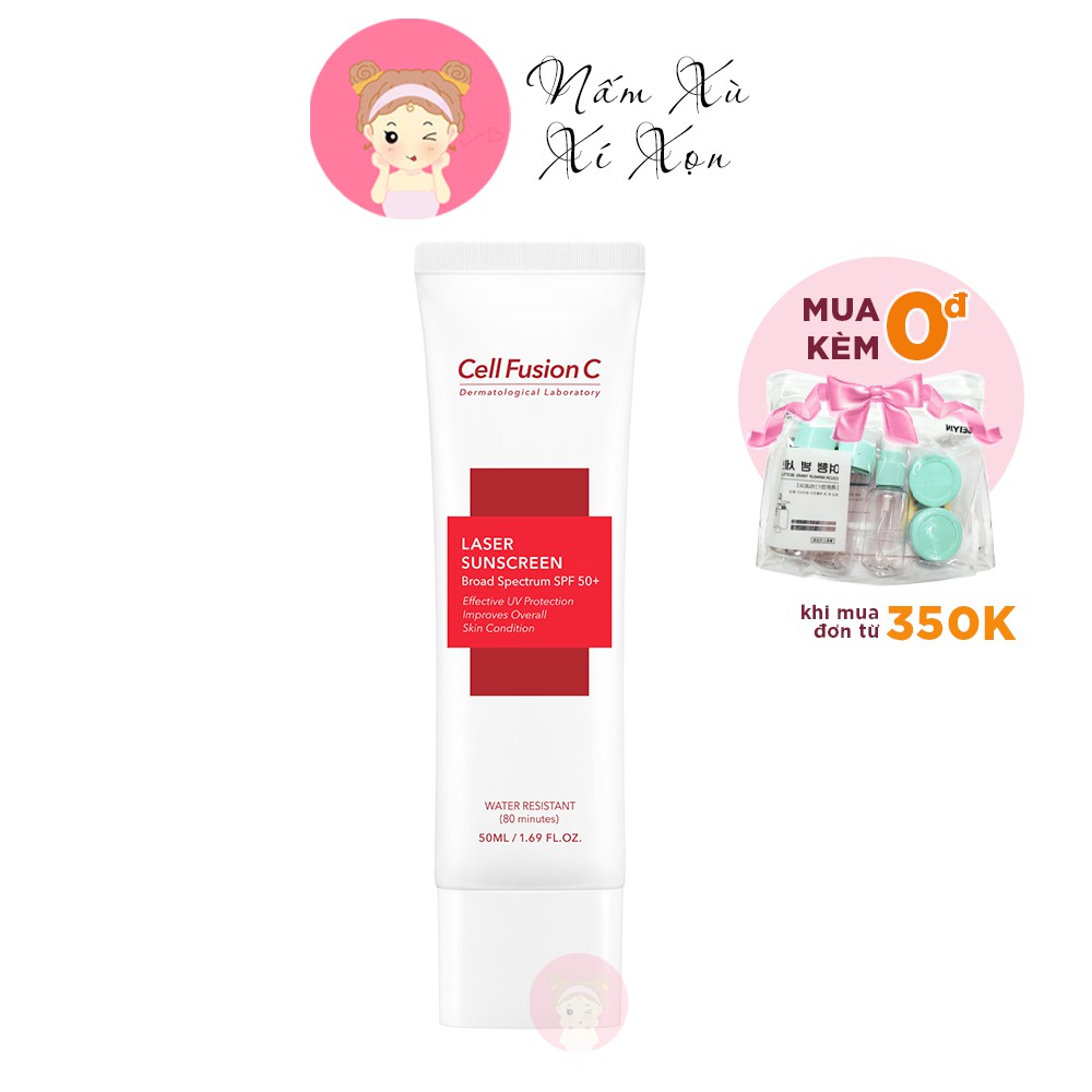 Kem Chống Nắng Cell Fushion C Laser Sunscreen Broad Spectrum SPF 50+ (10ml/50ml)