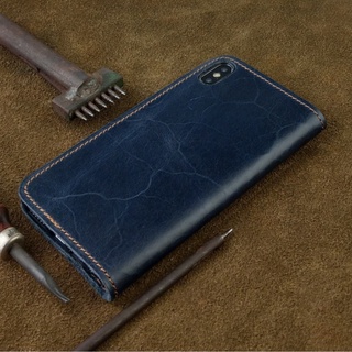 Bao Da Iphone XS Max Handmade Da Bò Thật