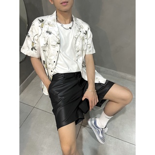 Quần ZOMBIE® Leather Shorts - Black