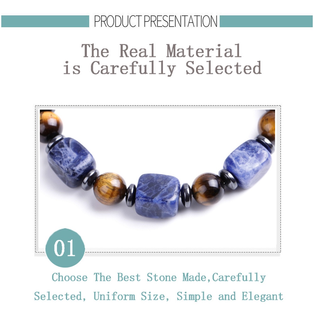 Vòng Tay Chuỗi Hạt Đá Mắt Hổ Lapis Lazuli