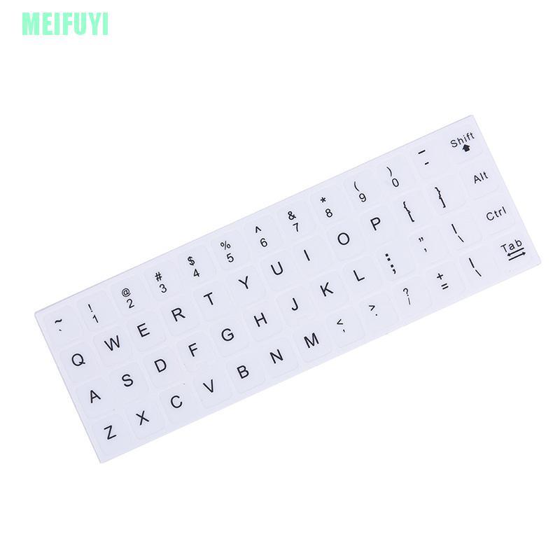 Miếng Dán Bàn Phím Laptop Hình Chữ Cái Tiếng Anh
