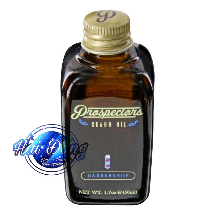 [ Chính Hãng USA ] Tinh dầu dưỡng râu Prospectors Barbershop Beard Oil