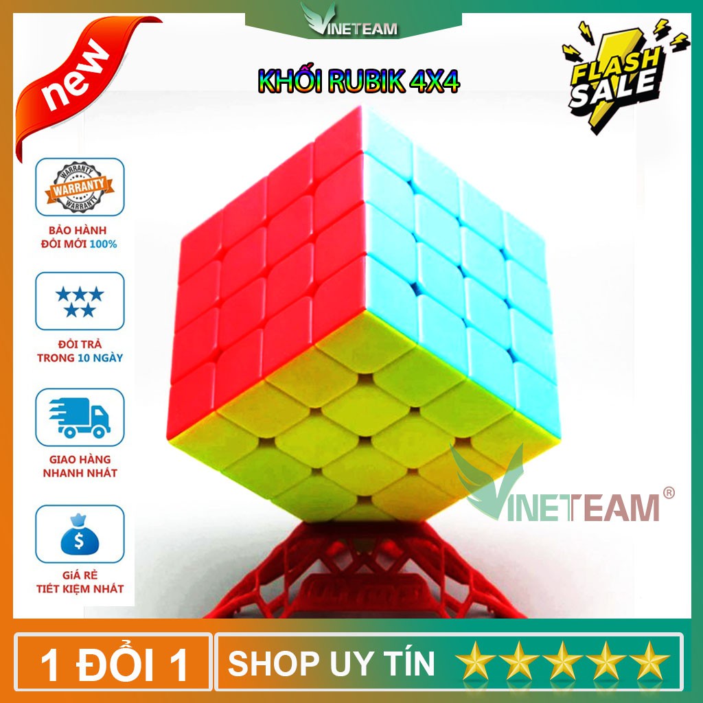 Rubik 4x4 Stickerless MoYu MeiLong MFJS Rubik 4 Tầng -dc4494