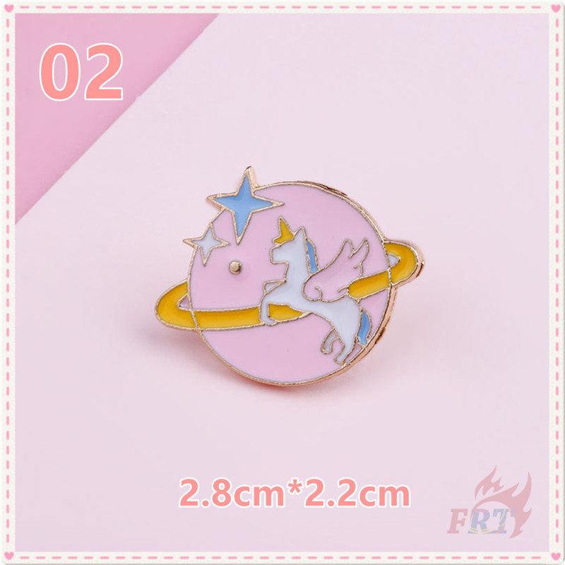 ★ Ins：Dreamy Planet - Unicorn / Cactus / Snow Mountains / Astronaut Brooches ★ 1Pc Fashion Enamel Pins Backpack Button Badge Brooch