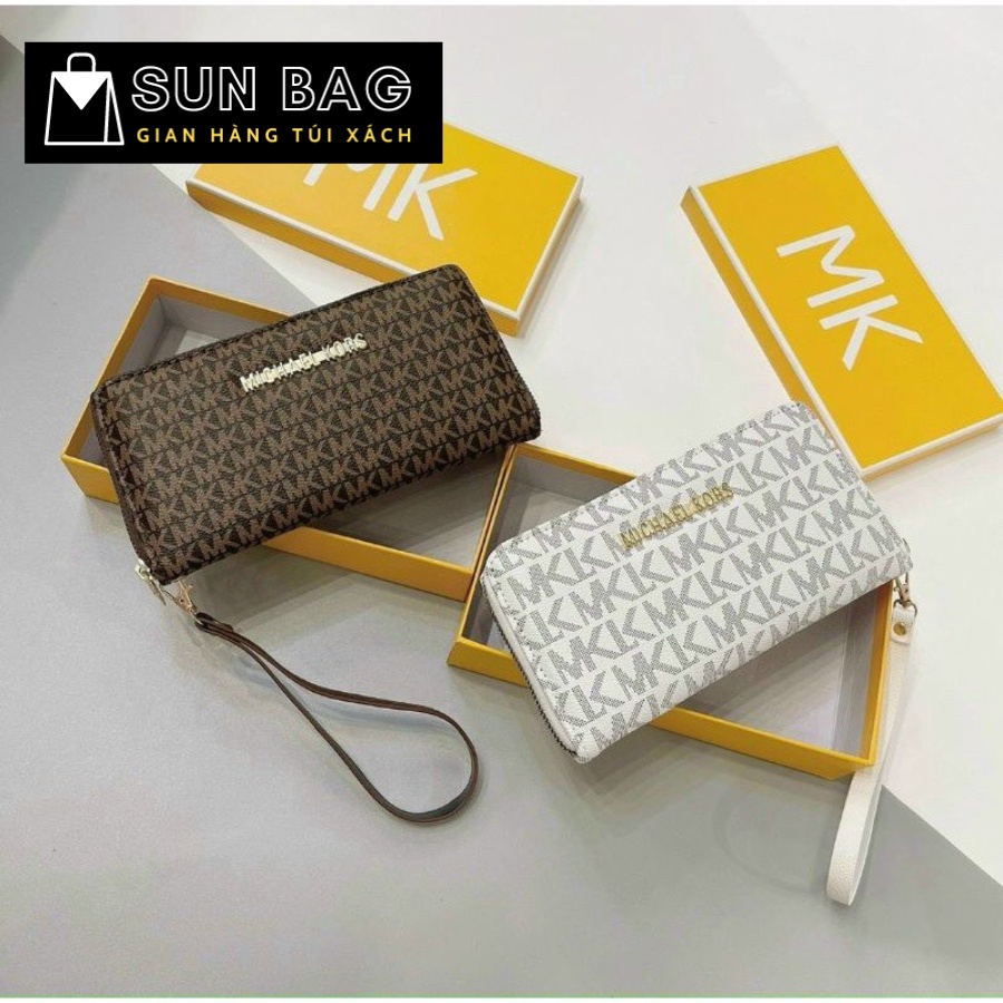 Ví nữ dài cầm tay, đựng thẻ, điện thoại, chìa khóa dùng đi chơi đi học, da cao cấp size 20cm SB054