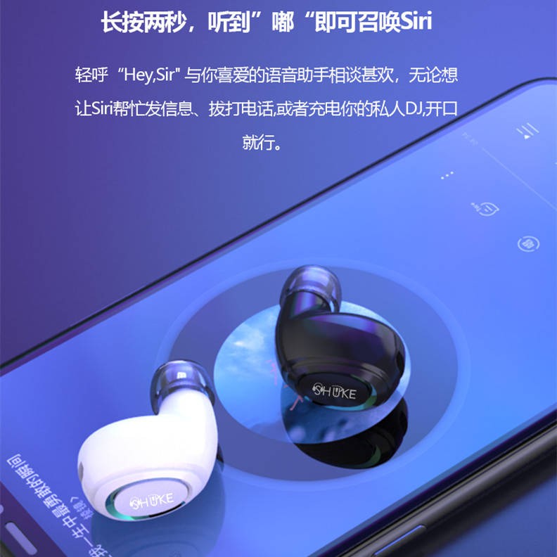 Tai nghe Bluetooth Mini không dây dài Thể thao trong tai ỨNG DỤNG Millet OPPOVIVO ĐIỆN THOẠI | BigBuy360 - bigbuy360.vn