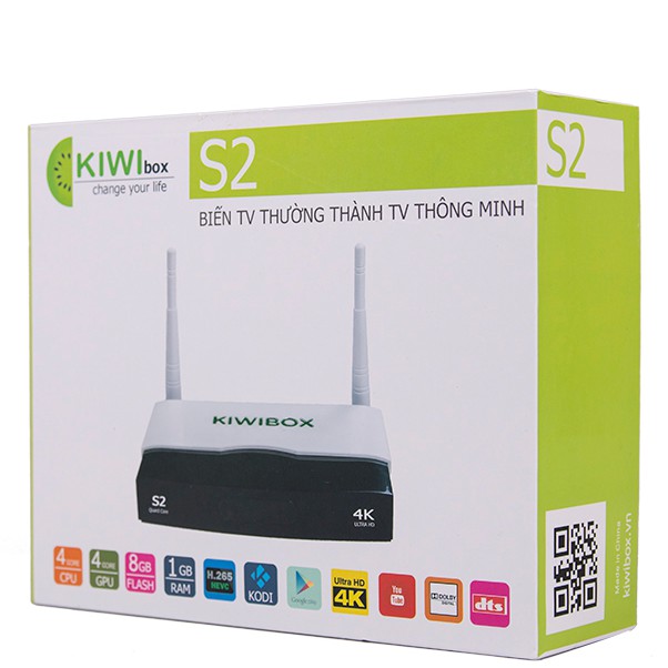 Kiwi box S2, Ram 1GB, XEM 45-60 kênh truyền hình VN