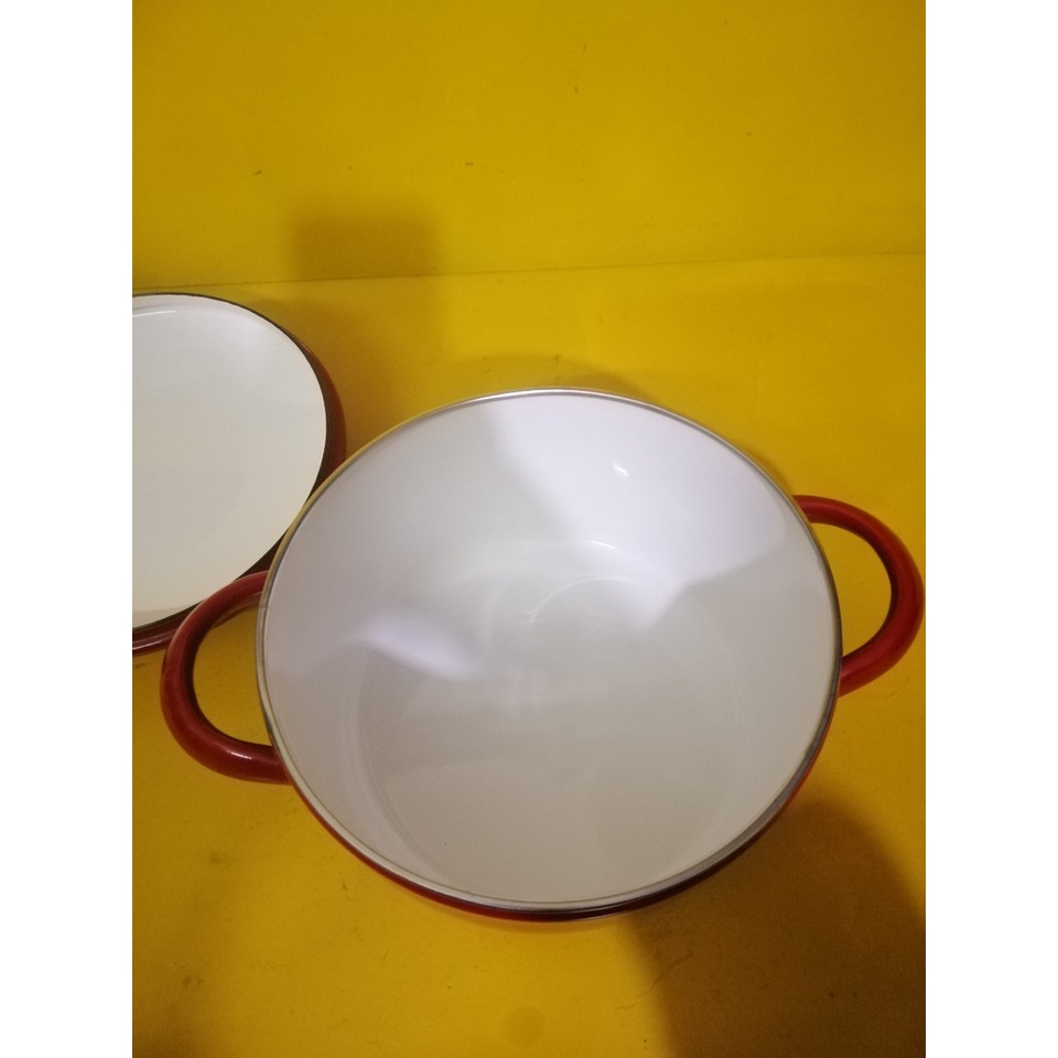 Nồi men nội địa Nhật, size 20cm, cao 10cm (mã 753), Dùng được bếp từ