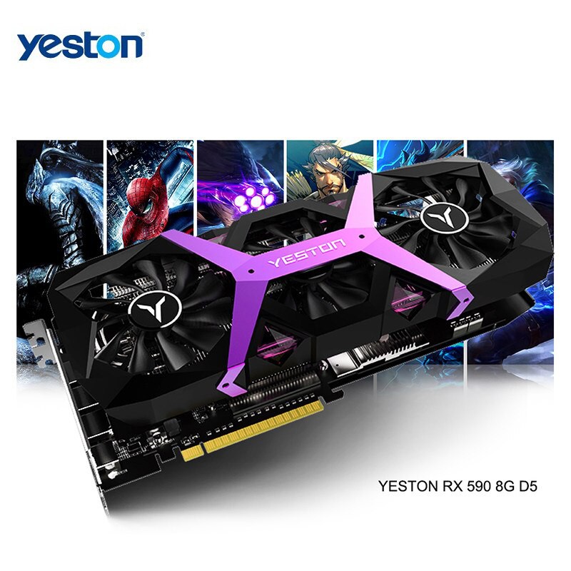 Card Đồ Họa Game Rời Yeston RX590 8G D5