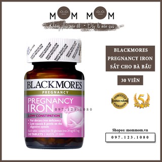 [Chuẩn Úc] Viên Uống Blackmores Iron Bổ Sung Sắt Cho Bà Bầu 30 Viên  - Mom Mom VN