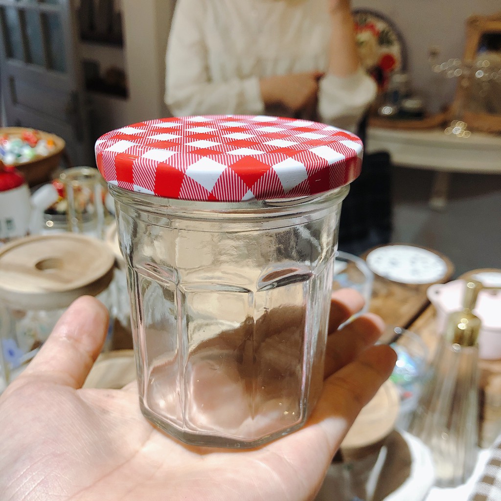 Hũ thủy tinh nắp nhôm hũ đựng sữa chua hũ thủy tinh làm mứt OIBECUNG PK.07 | BigBuy360 - bigbuy360.vn