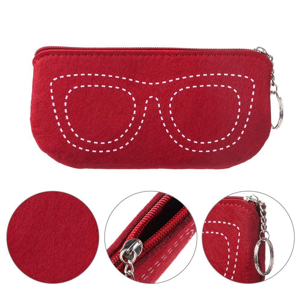 WONDER Hộp Đựng Mắt Kính Có Khóa Kéo Unisex
