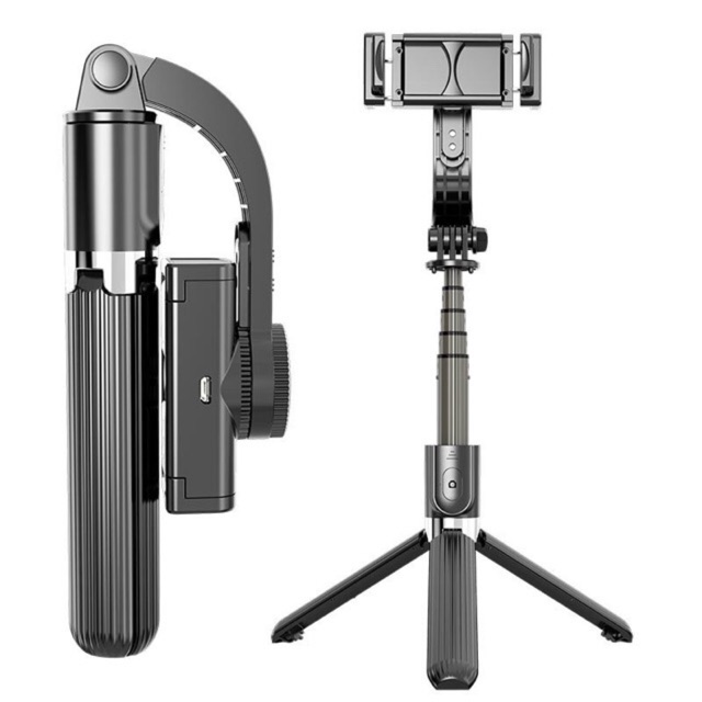 Tay Cầm Chống Rung Điện Tử Gimbal L08 Có Bluetooth - Gimbal Điện Thoại Chống Rung - Có Chân Đỡ Tự Đứng - NBL08