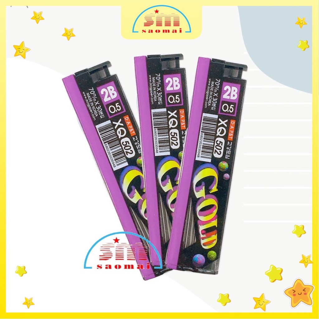 Ruột Chì Bấm Gold 502 - Ngòi 0.5mm